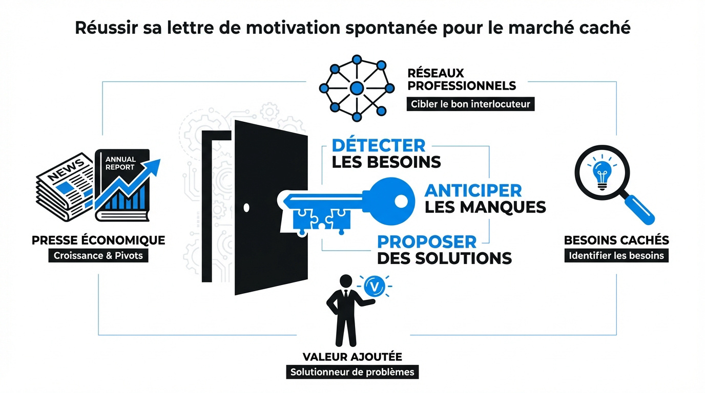 Stratégie pour accéder au marché caché de l'emploi