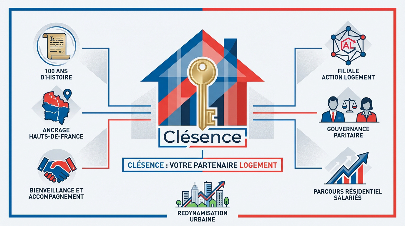 Clésence, partenaire de proximité pour le logement social et l'emploi