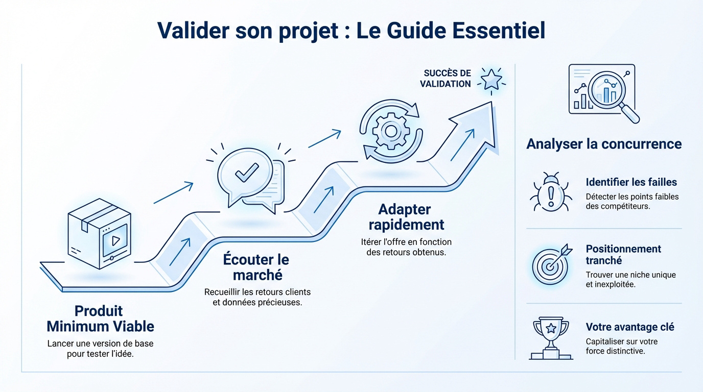 Infographie valider son projet