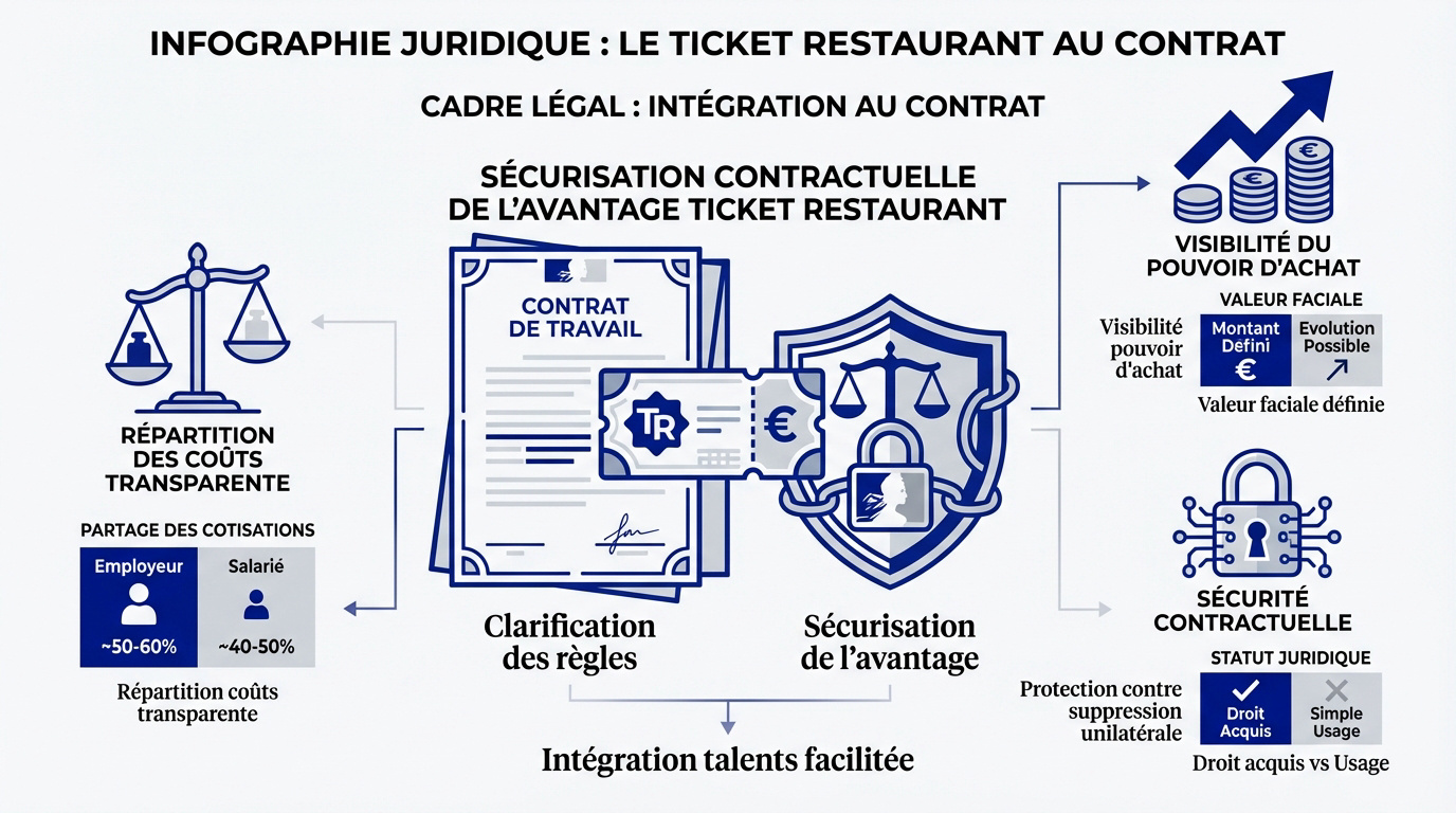 S&eacute;curisation juridique des titres-restaurant dans le contrat de travail