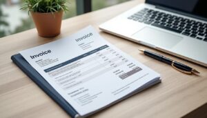 Découvrez un exemple de facture pour auto-entrepreneur, facile à personnaliser et conforme aux normes légales pour gérer efficacement votre activité.