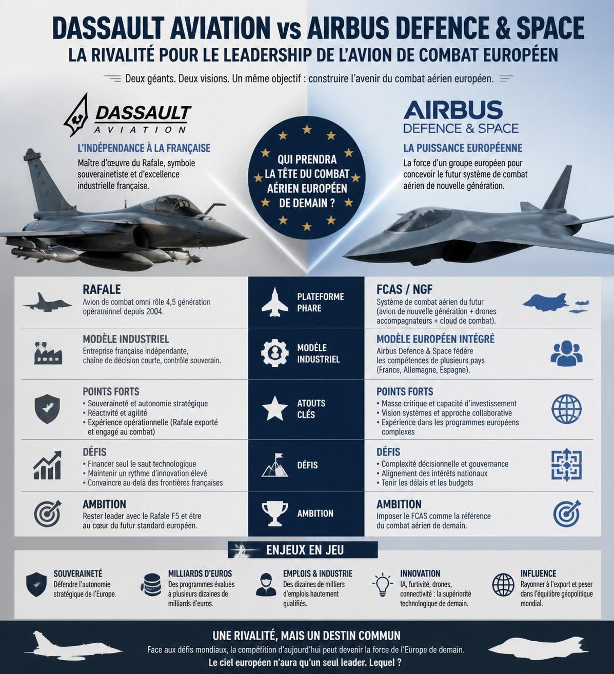 découvrez les raisons majeures de l'échec du projet d'avion de combat européen franco-allemand et analysez les enjeux politiques, techniques et économiques qui ont conduit à cet échec.