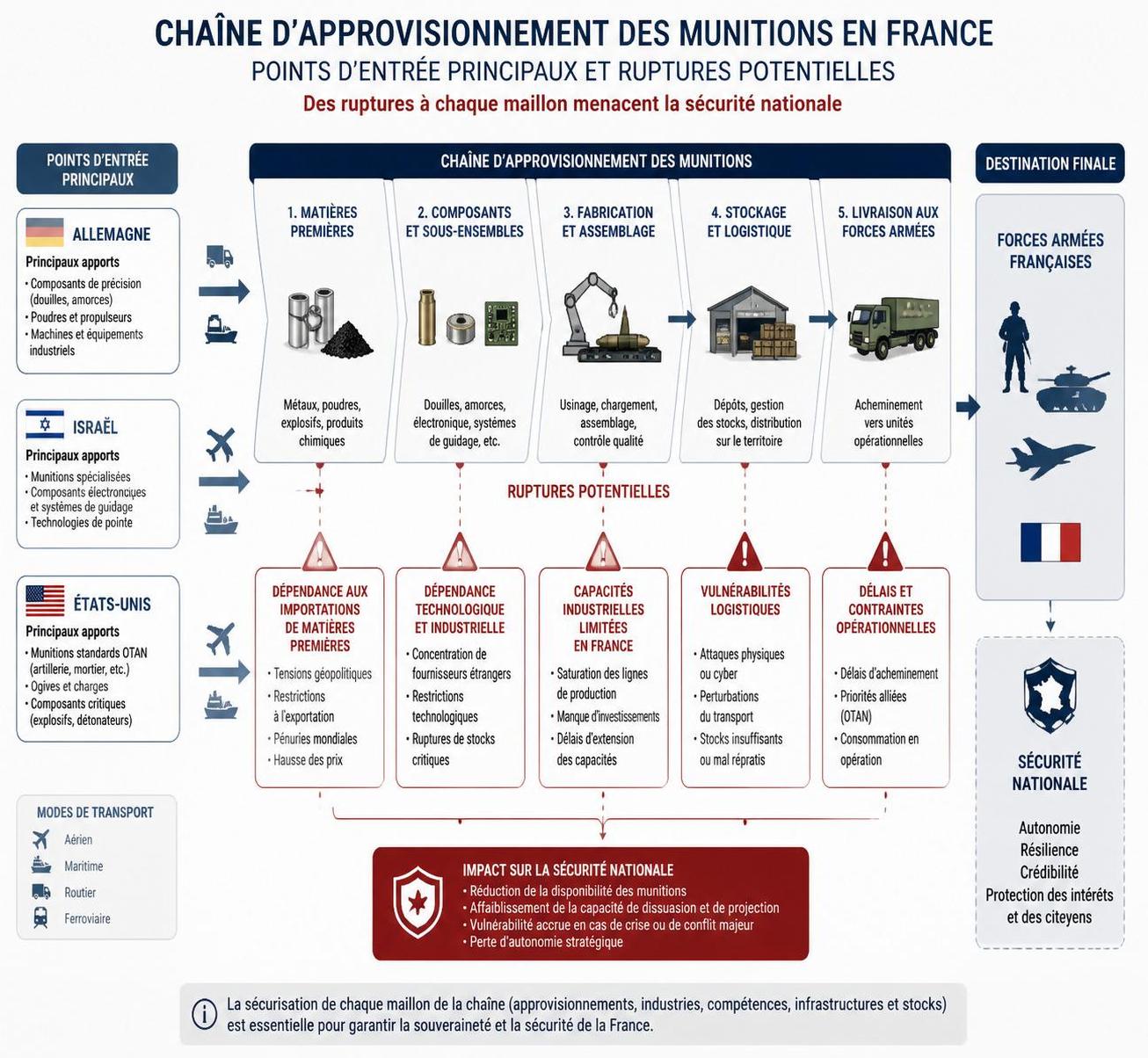 la france fait face à une pénurie critique de munitions, mettant en danger l'approvisionnement des soldats et la sécurité nationale.