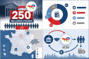 découvrez les enjeux et les impacts financiers de la nationalisation de totalenergies, avec un coût estimé à 250 milliards d'euros pour les contribuables.