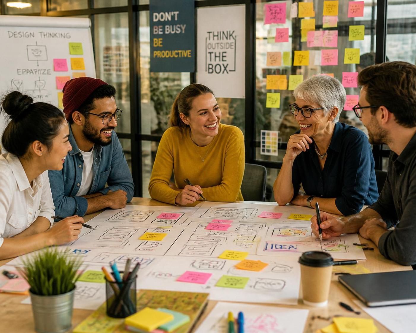 découvrez le design thinking, une méthode en 5 étapes pour stimuler l'innovation en entreprise, avec des exemples concrets pour transformer vos idées en solutions efficaces.