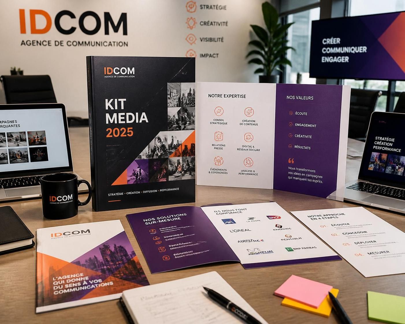 dĂ©couvrez comment crĂ©er un kit mĂ©dia professionnel pour votre entreprise avec notre dossier de presse complet et un modĂšle prĂȘt Ă l'emploi, pour valoriser votre communication.