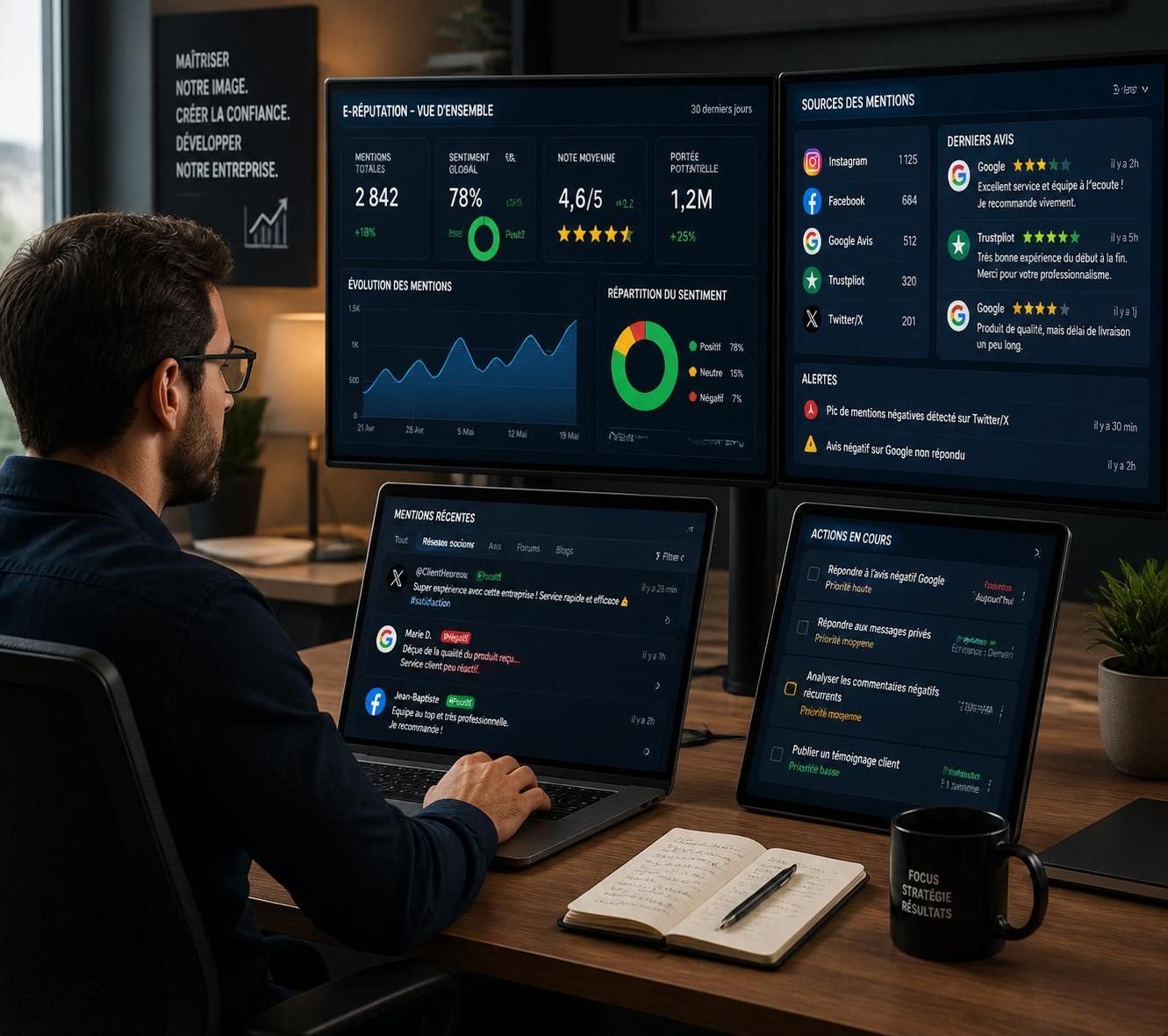 découvrez comment gérer efficacement l'e-réputation de votre entreprise et protéger votre image en ligne en tant qu'entrepreneur grùce à nos conseils pratiques.