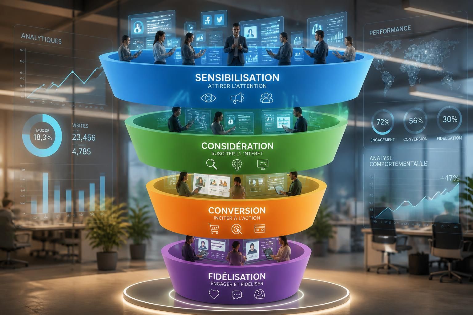 découvrez comment comprendre et optimiser votre entonnoir de vente avec le funnel marketing pour augmenter vos conversions et booster votre chiffre d'affaires.