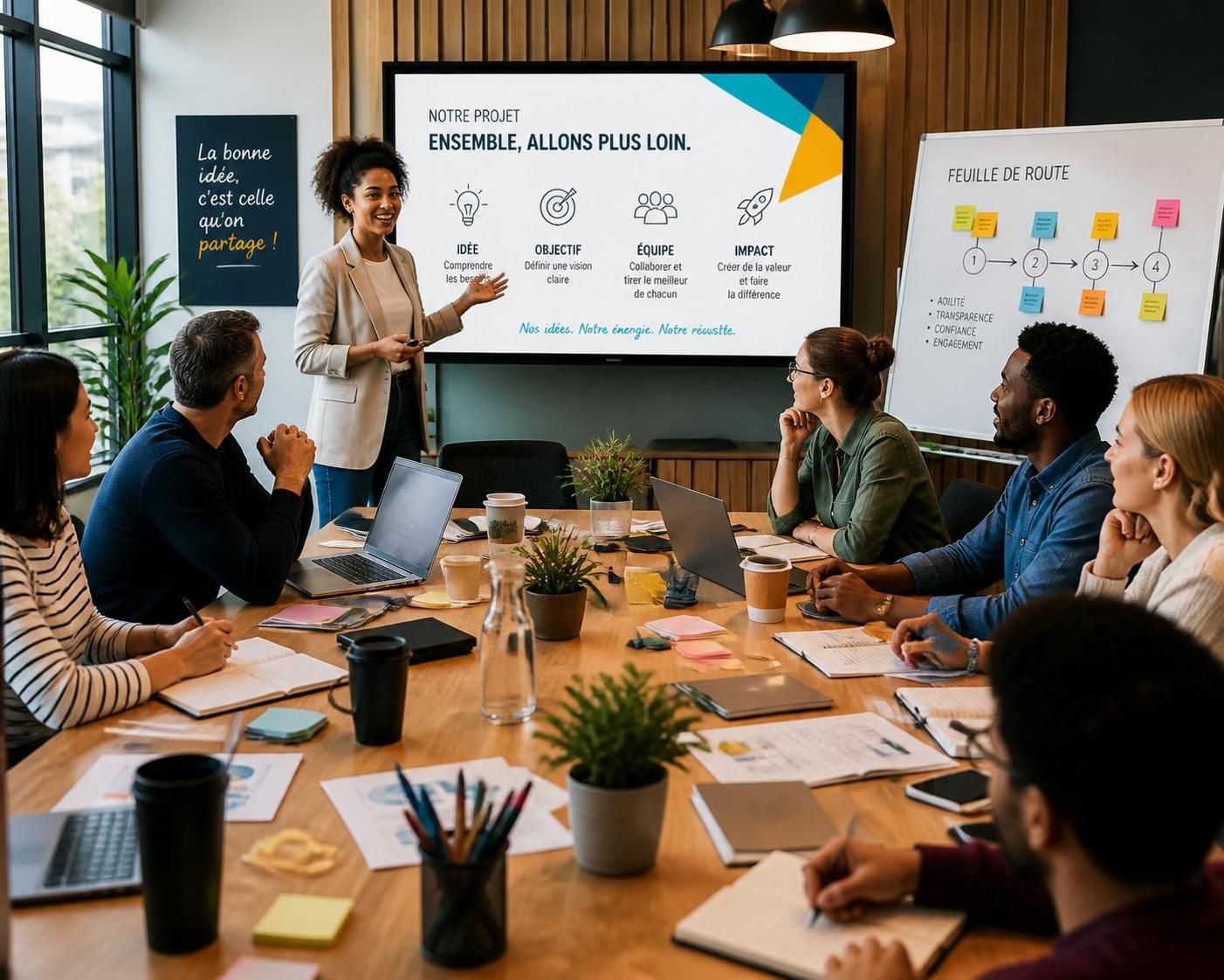 découvrez comment organiser un kick-off meeting efficace pour lancer votre projet et mobiliser toute l'équipe dès le début, assurant ainsi motivation et réussite.