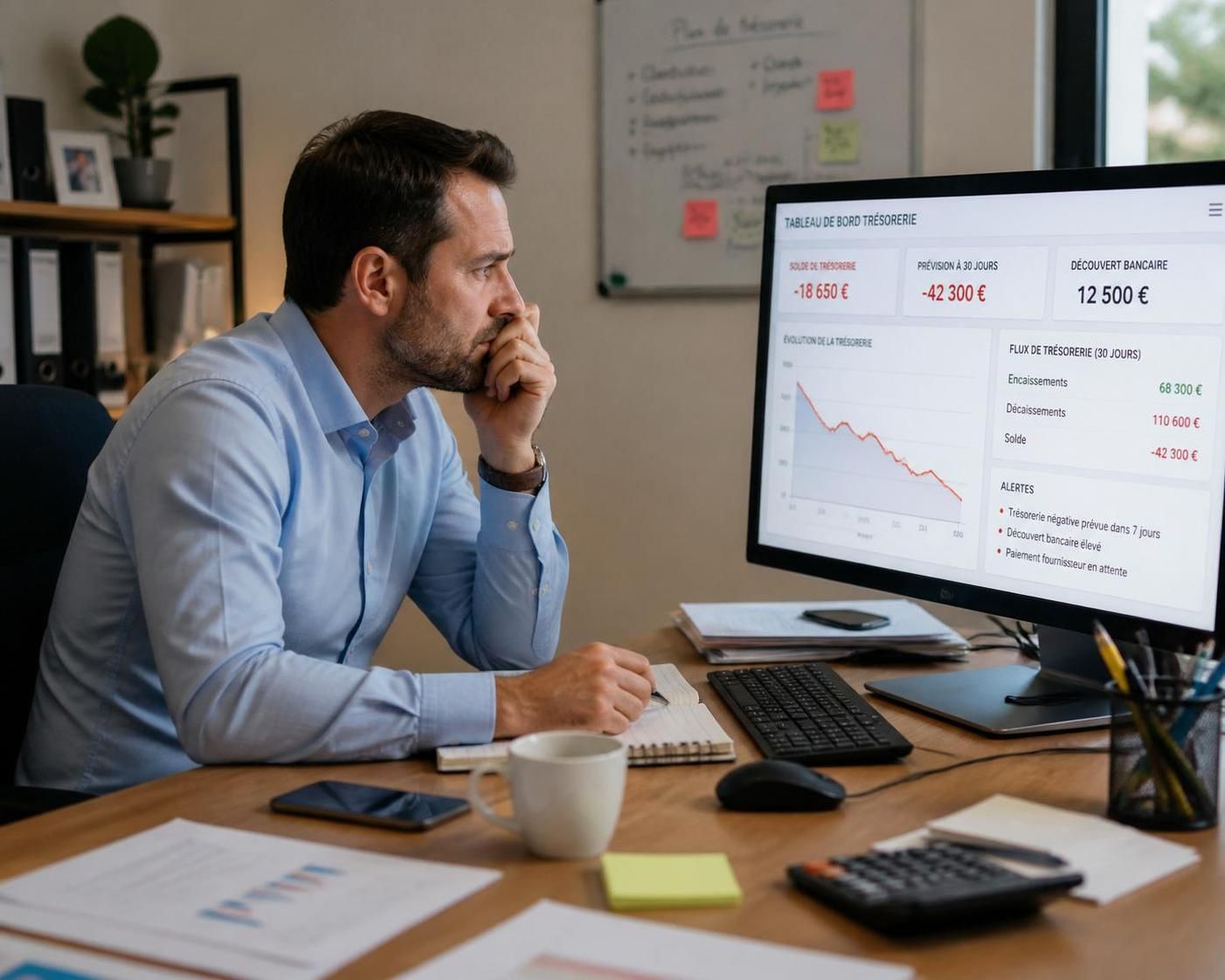 découvrez les 5 signaux d'alarme essentiels pour détecter rapidement les problÚmes de trésorerie en entreprise et agir avant qu'il ne soit trop tard.