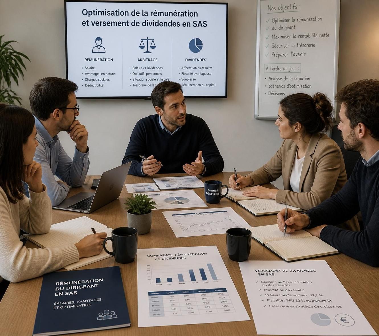 découvrez comment choisir entre dividendes et rémunération en sas pour maximiser la rentabilité du dirigeant, en analysant les avantages fiscaux et sociaux de chaque option.
