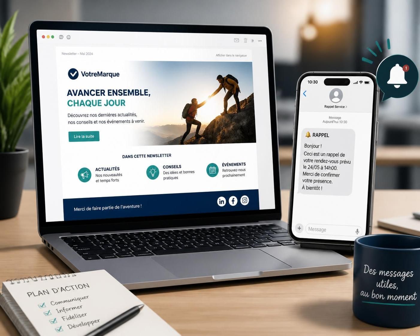 découvrez les avantages de l'email marketing et du sms marketing et apprenez quel canal convertit le mieux pour optimiser les performances de votre activité.
