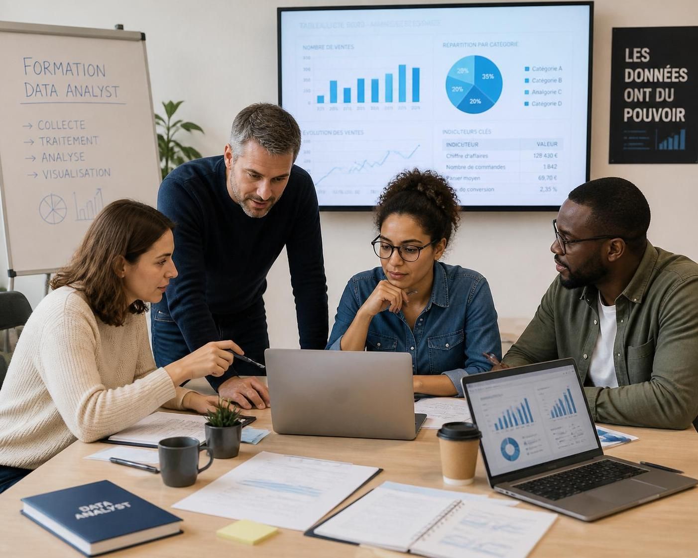 découvrez les meilleures formations en data analyst pour vous reconvertir ou former efficacement vos équipes. maîtrisez les compétences clés de l'analyse de données et boostez votre carrière.