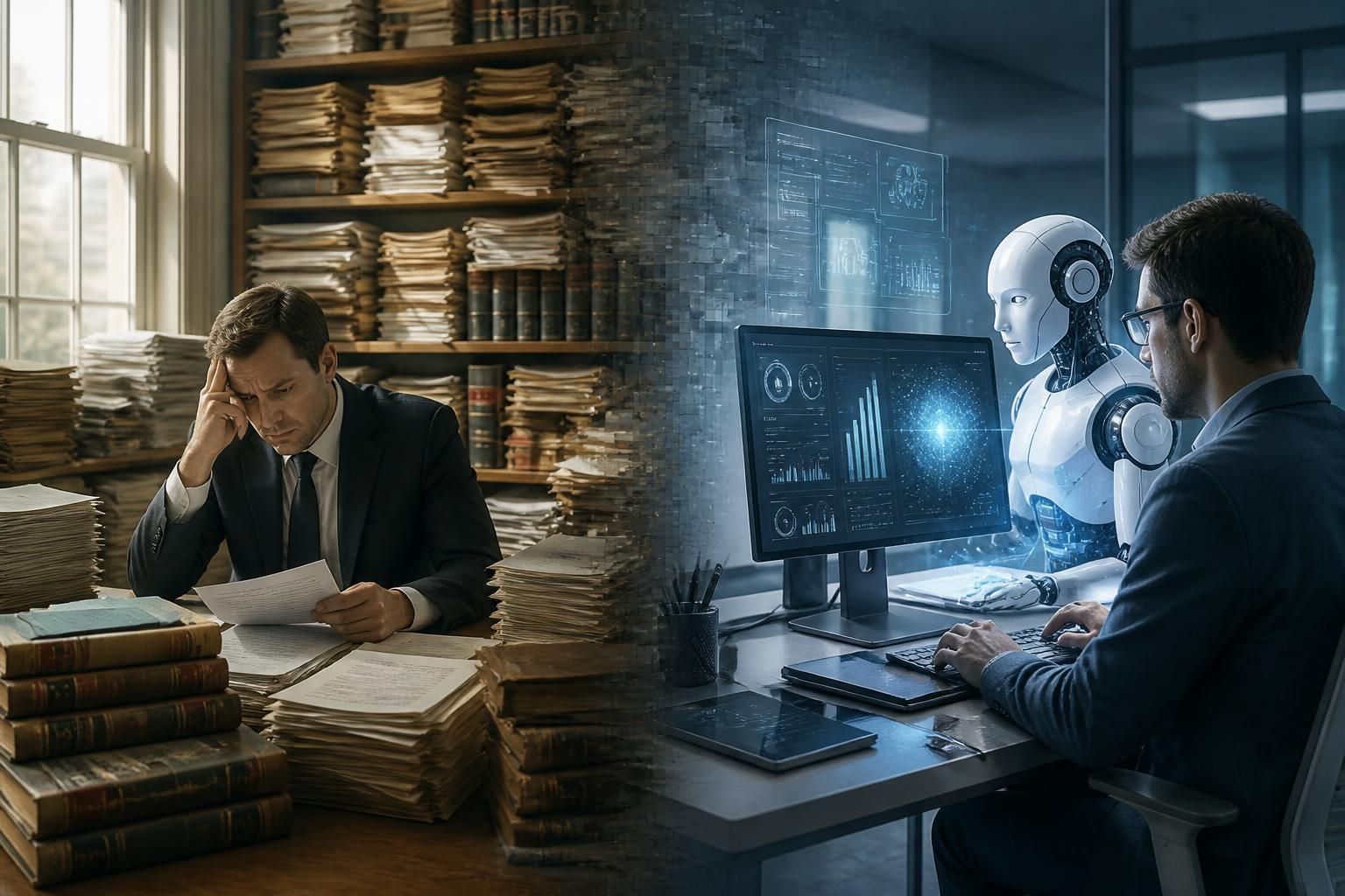 découvrez comment l'intelligence artificielle transforme les métiers du droit et de la comptabilité : entre opportunités d'évolution et risques de menaces pour les professionnels.