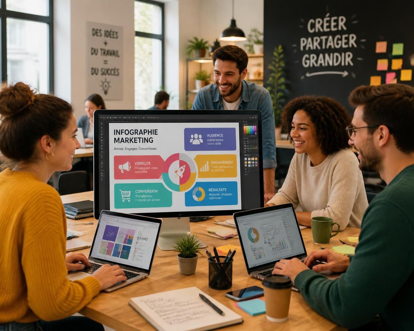 découvrez les meilleurs outils pour créer des infographies marketing impactantes sans besoin de designer. facilitez la création de visuels percutants pour booster votre communication.