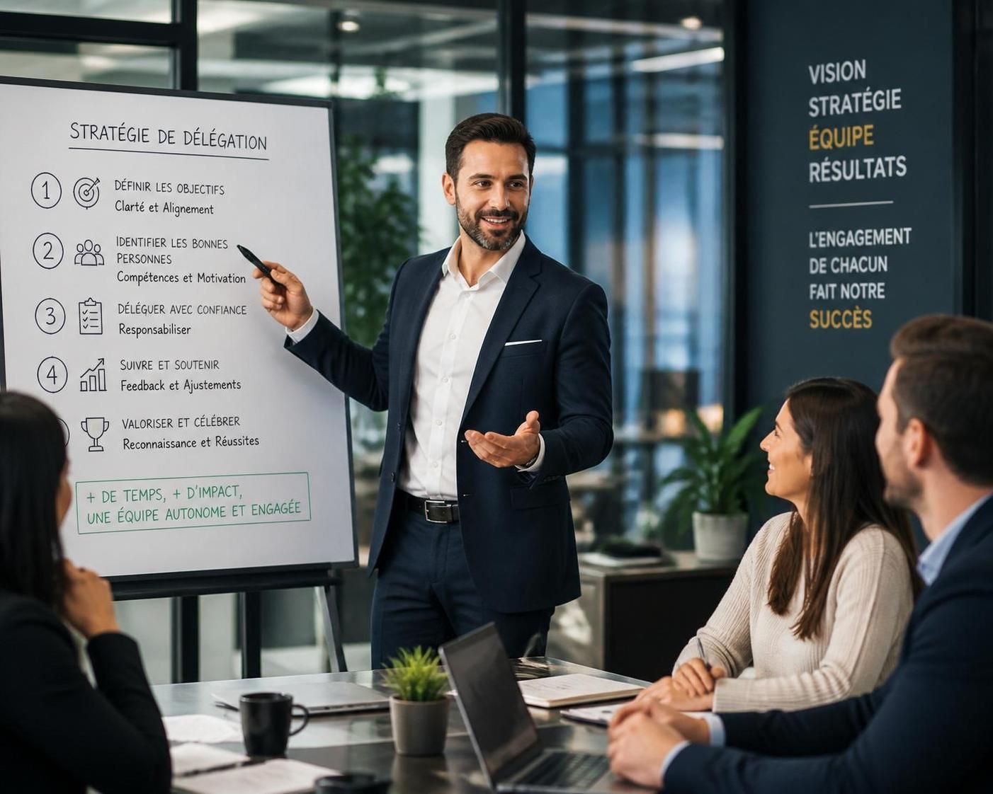 découvrez comment les entrepreneurs maîtrisent l'art de déléguer efficacement, en lâchant prise tout en gardant le contrôle pour assurer le succès de leur entreprise.