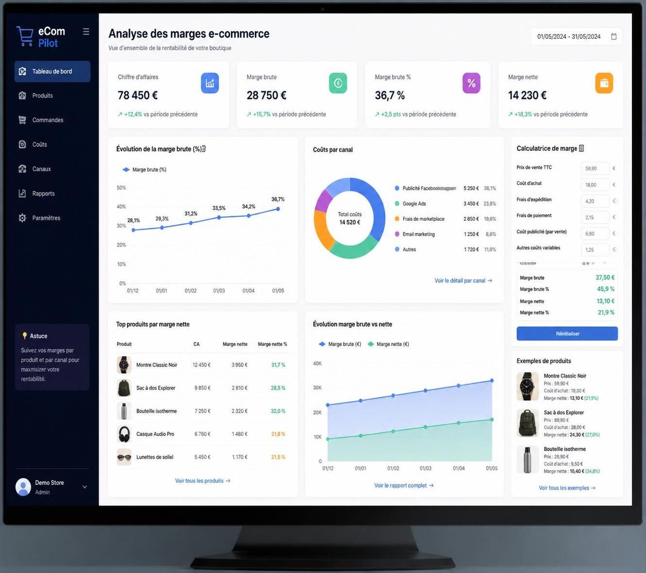 découvrez comment calculer la marge en e-commerce pour évaluer la rentabilité réelle de chaque produit et canal, afin d'optimiser vos stratégies de vente et maximiser vos bénéfices.