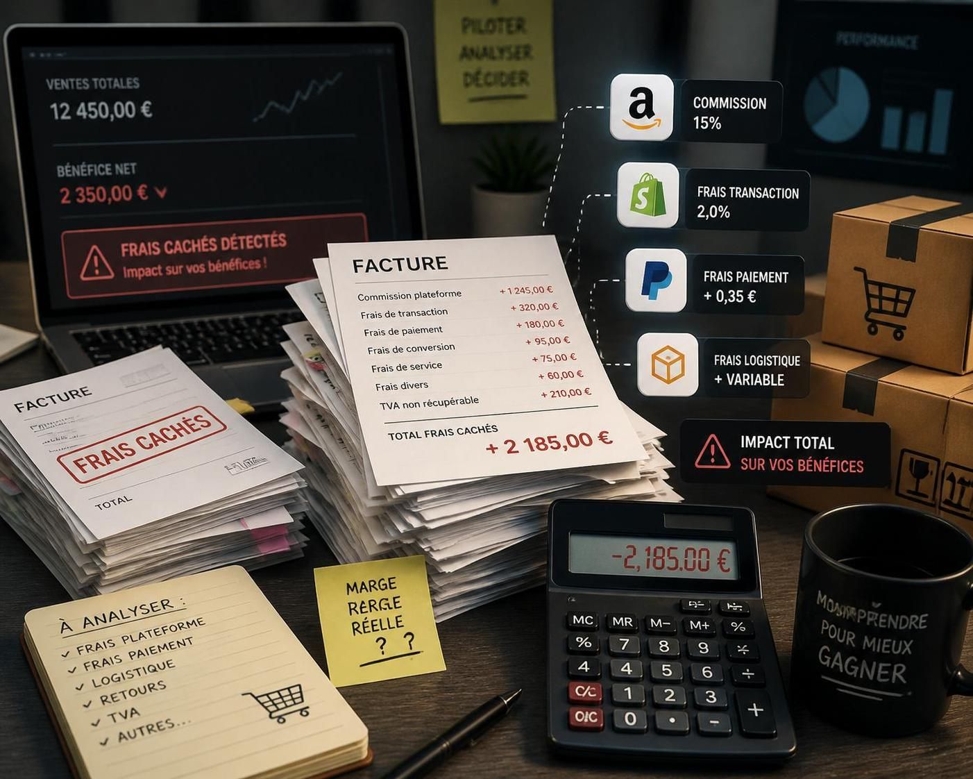 découvrez comment calculer la marge et la vraie rentabilité de vos produits en e-commerce, canal par canal, pour optimiser vos performances commerciales.