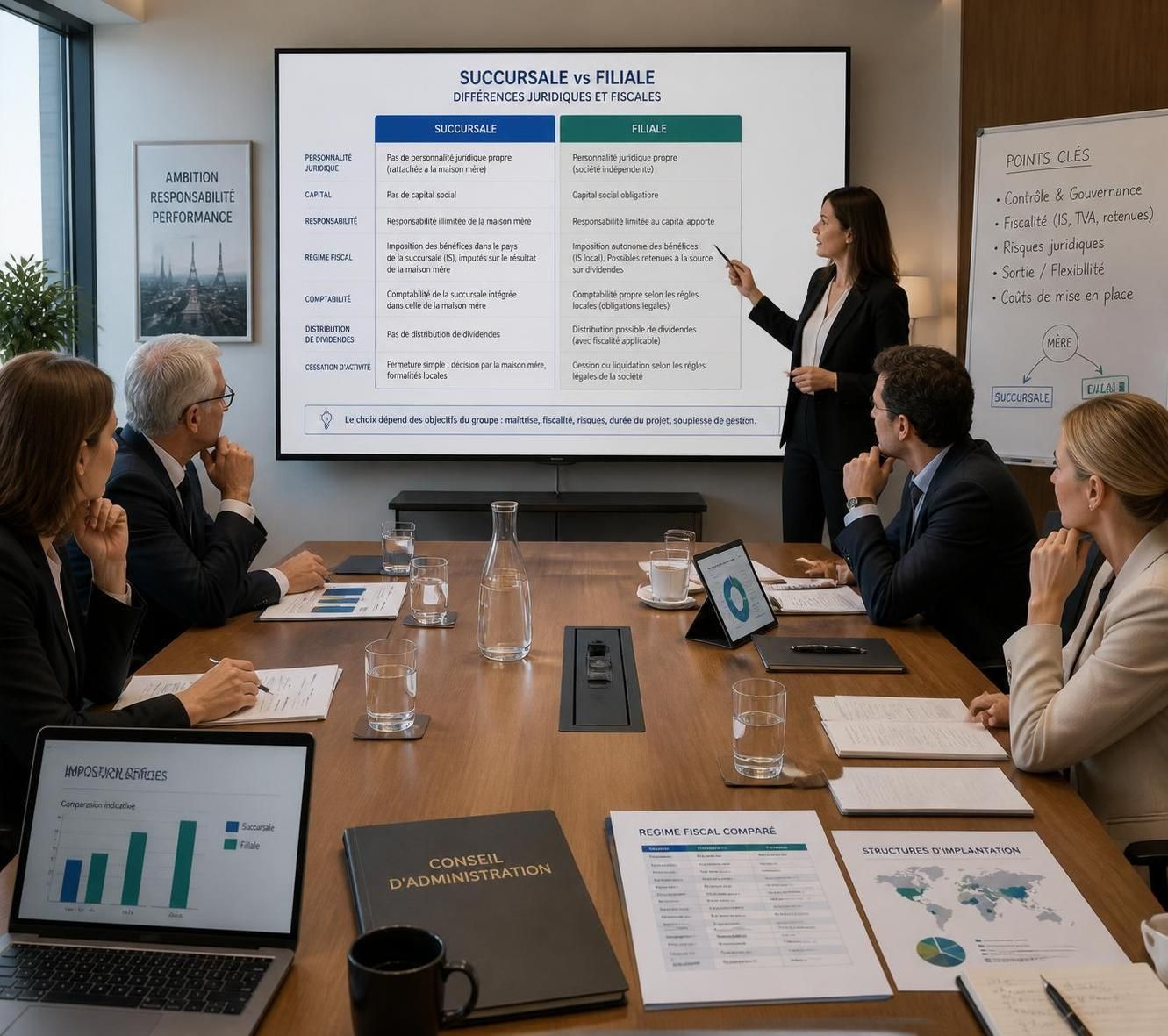 découvrez les différences juridiques et fiscales entre une succursale et une filiale, et apprenez comment choisir la structure adaptée à votre projet d'entreprise.