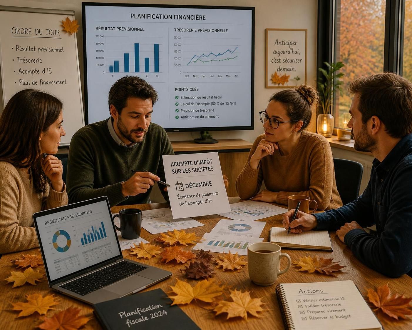 découvrez comment calculer correctement l'acompte d'impôt sur les sociétés en automne pour éviter les majorations et optimiser la gestion fiscale de votre entreprise.