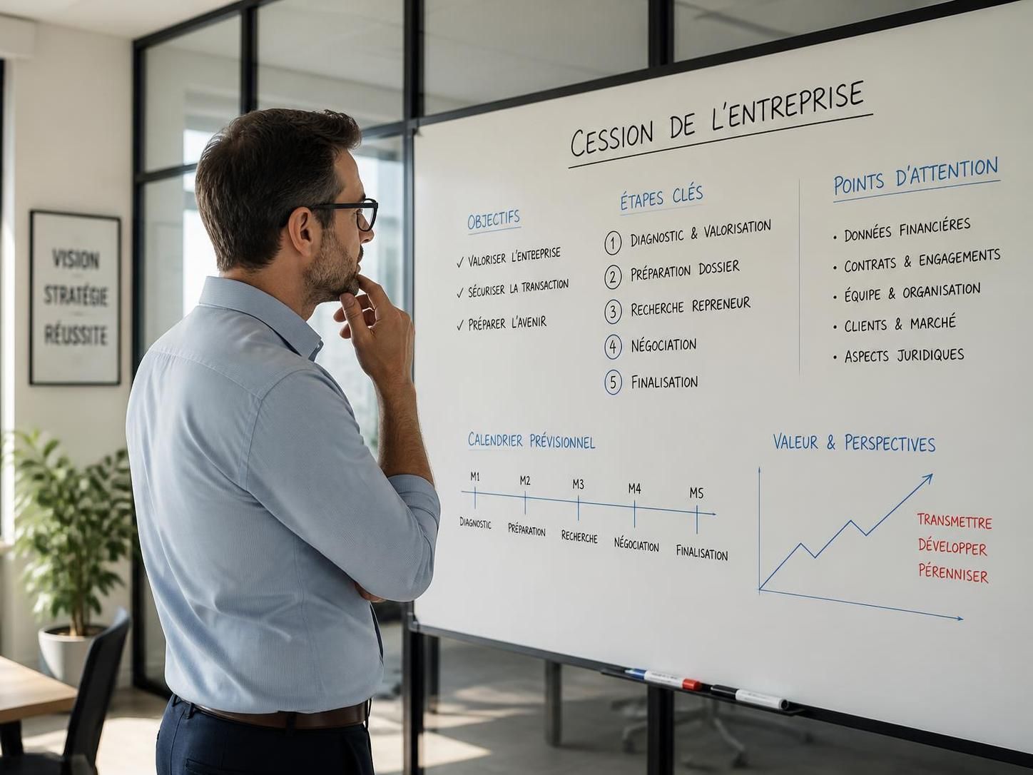 découvrez les étapes essentielles pour préparer et valoriser la cession de votre entreprise, afin d'assurer une vente réussie et optimale.