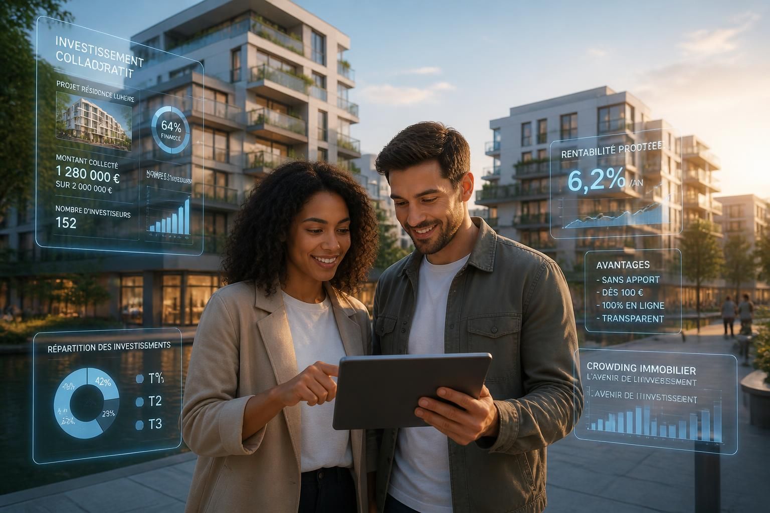 découvrez comment investir dans l'immobilier en 2026 grâce au crowdfunding immobilier, une solution accessible sans apport conséquent pour diversifier votre patrimoine.