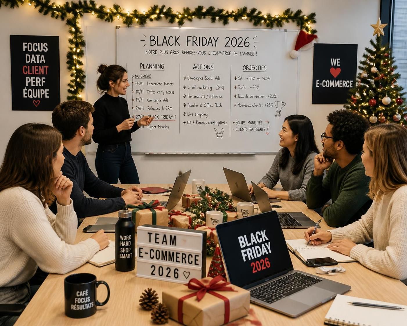 préparez-vous dÚs maintenant pour le black friday et le pic de fin d'année 2026 afin d'optimiser vos ventes et éviter tout débordement grùce à nos conseils stratégiques.