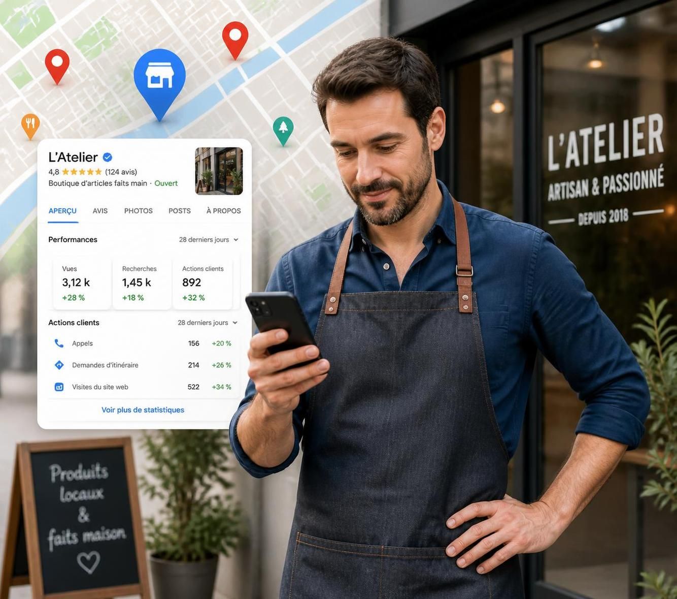 découvrez comment maîtriser le référencement local pour que votre entreprise apparaisse en tête des recherches « près de chez moi » et attire plus de clients locaux.