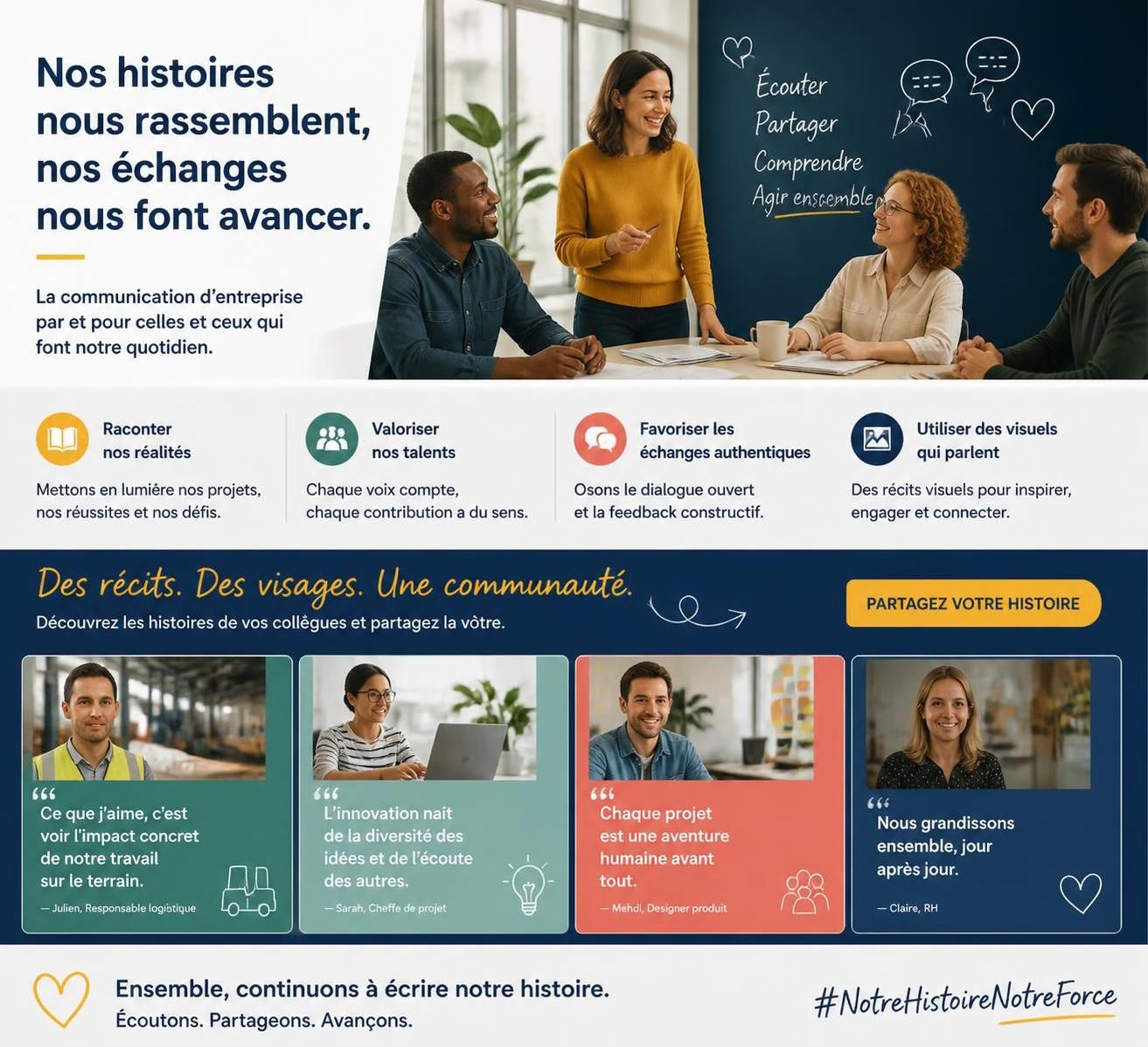 découvrez comment le storytelling d'entreprise permet aux marques de créer une connexion émotionnelle avec leurs clients et d'augmenter leurs ventes grâce à des récits captivants.