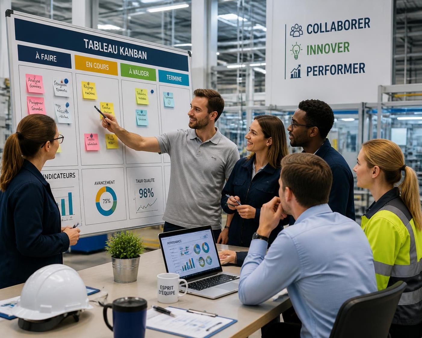 découvrez les méthodes de lean management pour améliorer l'efficacité de votre organisation tout en maintenant l'engagement et la motivation de vos équipes.