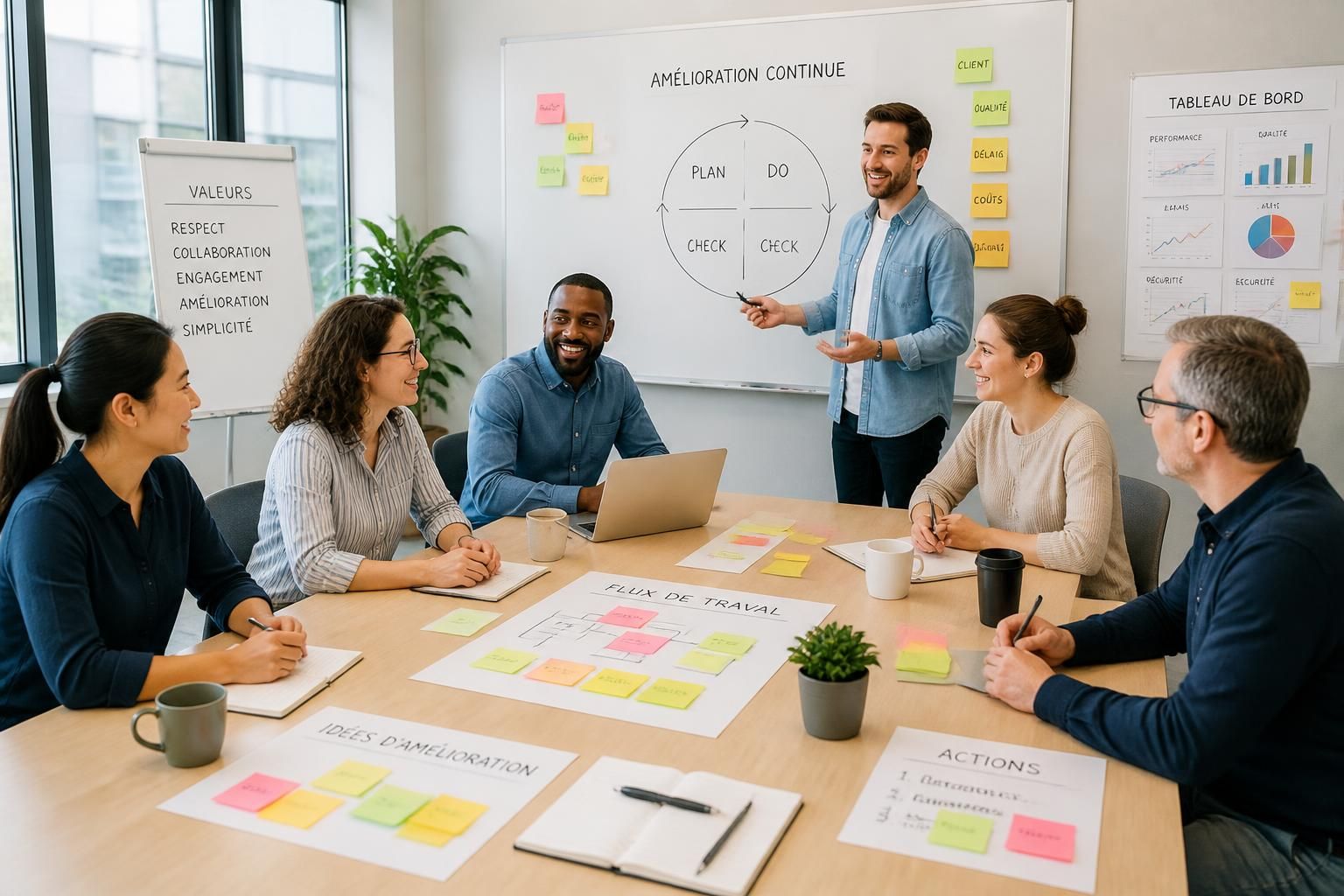 découvrez les méthodes de lean management pour améliorer l'efficacité de votre entreprise tout en maintenant l'engagement et la motivation de vos équipes.