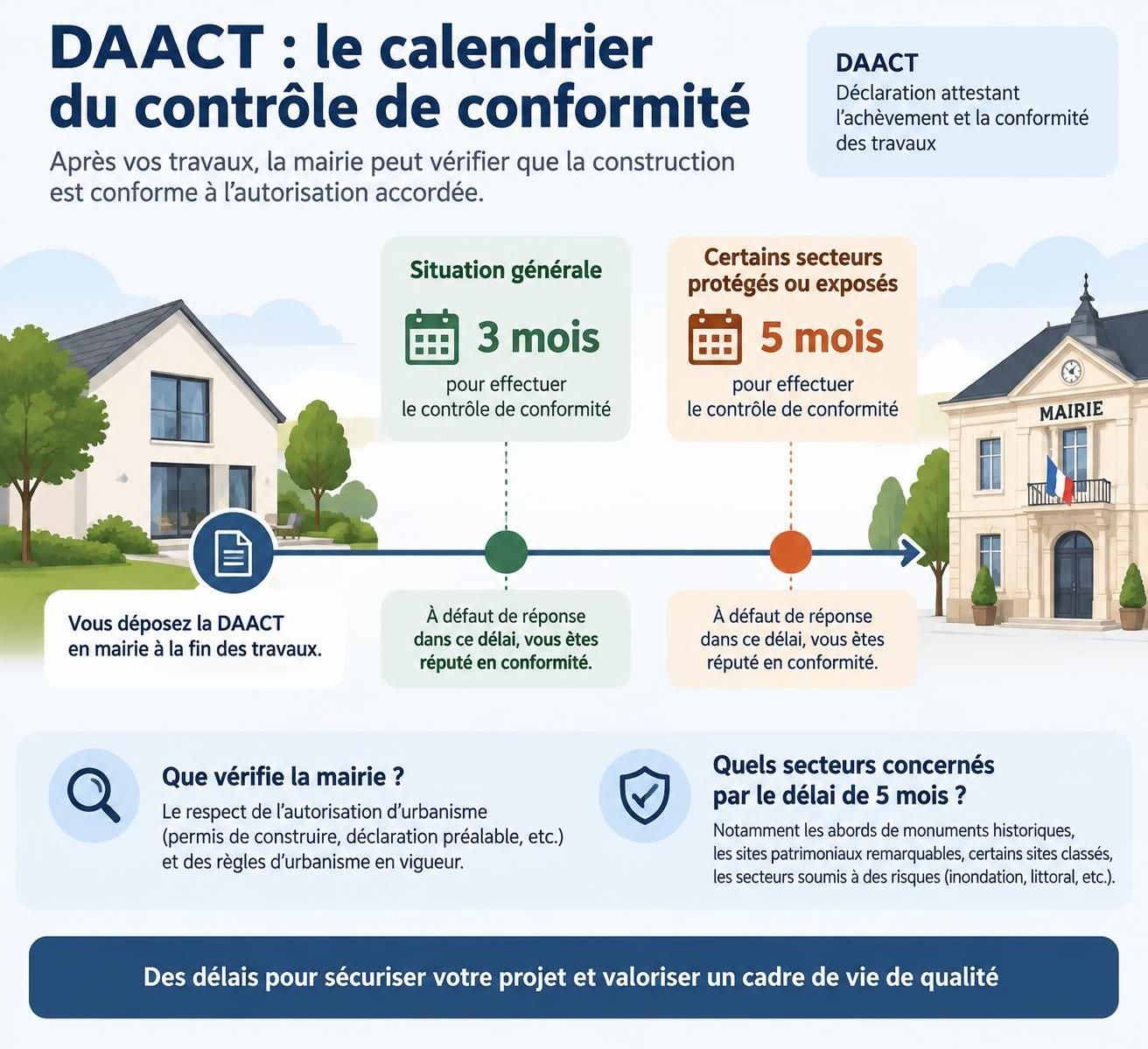 découvrez à quoi sert la daact, pourquoi cette déclaration de fin de travaux est obligatoire et comment la déposer auprès de votre mairie.